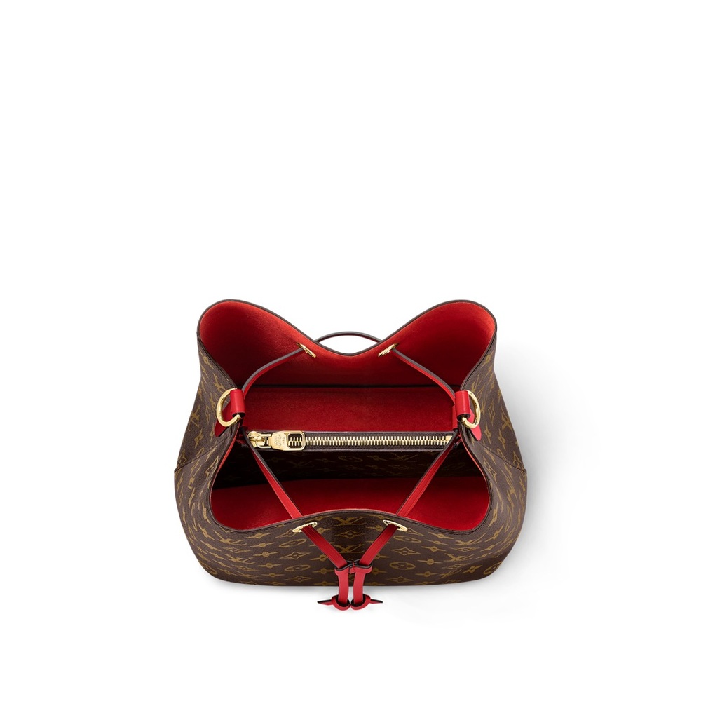 BRAND NEW Louis Vuitton Néonoé poppy MM Monogram w/ letter of authentication - Picture 8 of 10